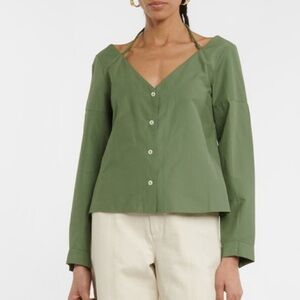 Deveaux Sage Green Top